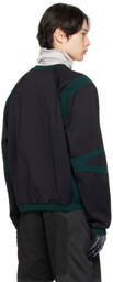 _J.L - A.L_ Black Paneled Sweatshirt