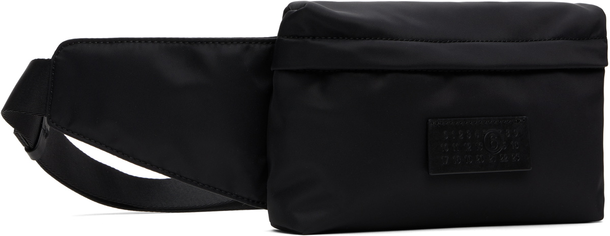 MM6 Numeric BAG MEDIUM ブラックプレート MM6 Maison Margiela Black Numeric Bag MM6 Maison Margiela