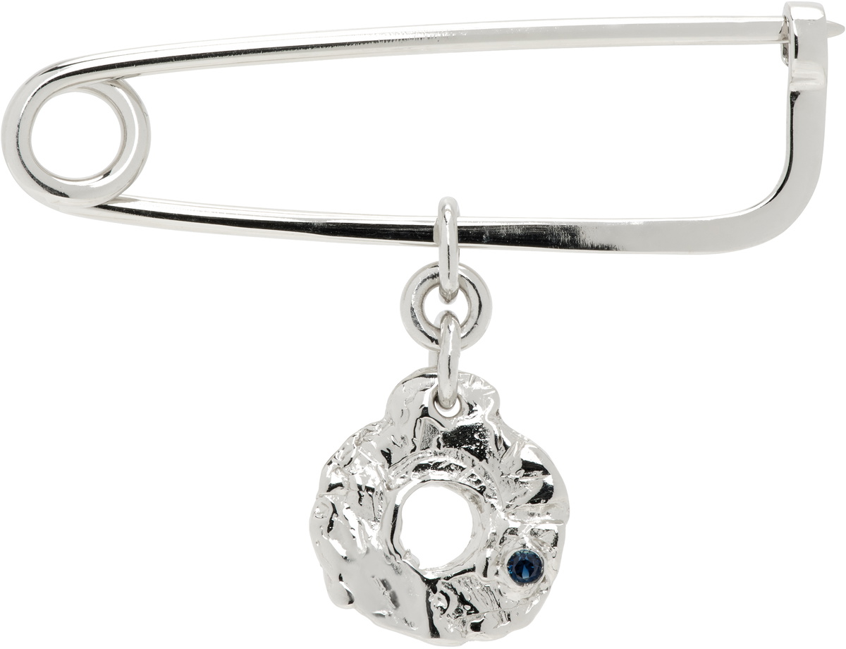 Vasiliki SSENSE Exclusive Silver Cycladics Brooch