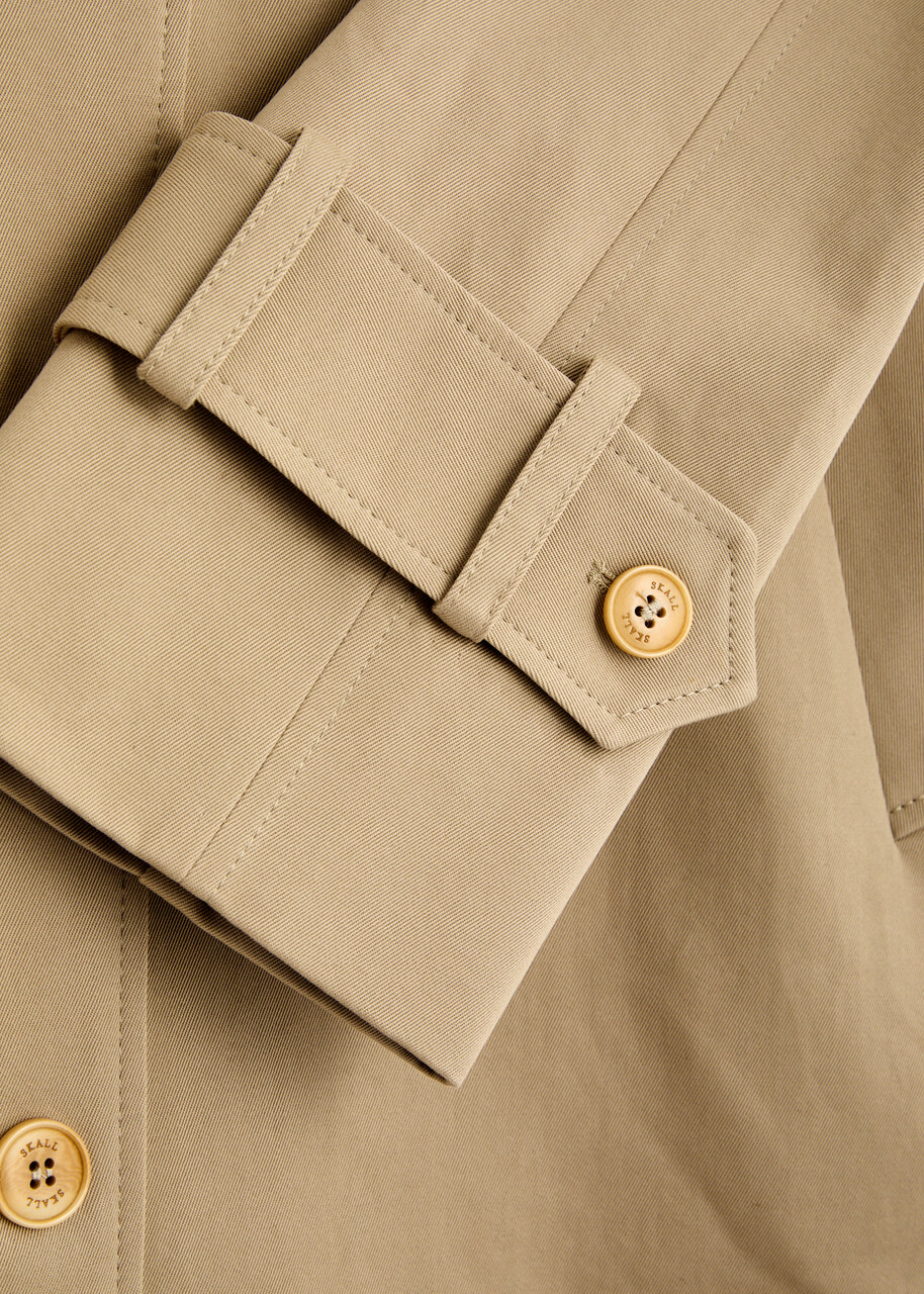 Skall Studio Macy Cotton-twill Coat Beige