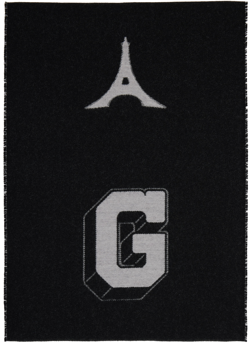 Givenchy Black & White Varsity Scarf
