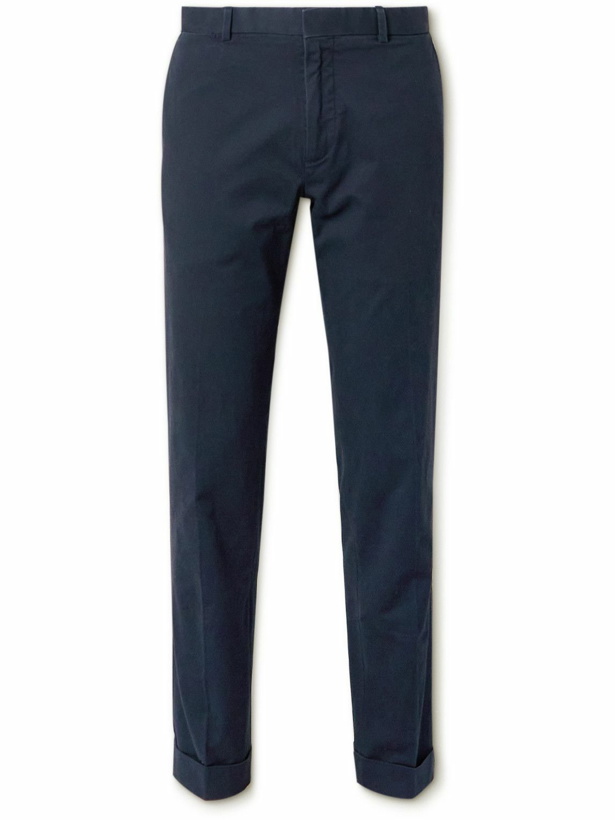 Photo: Polo Ralph Lauren - Tapered Stretch-Cotton Twill Suit Trousers - Blue