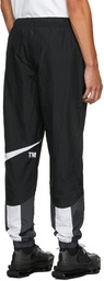 Nike Black & Grey Swoosh Sportswear Lounge Pants