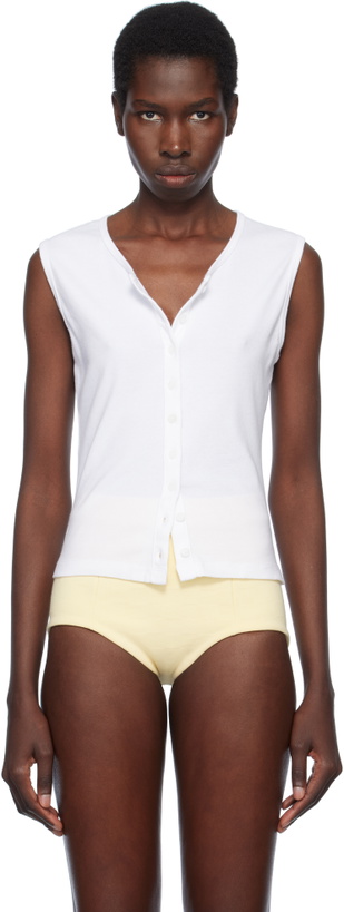 Photo: Gil Rodriguez White Sophie Sleeveless Top