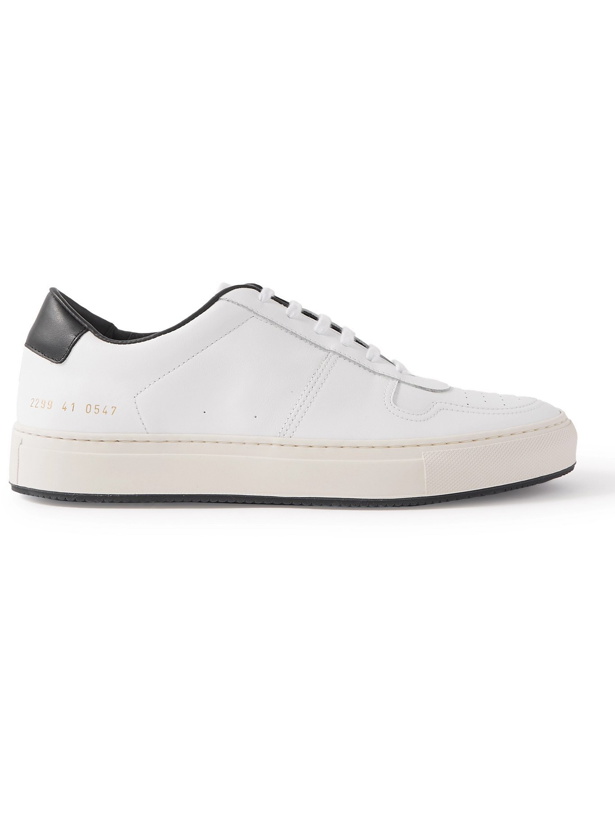 Photo: COMMON PROJECTS - BBall '90 Leather Sneakers - White