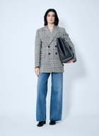 Bottega Veneta Structured Check-Cotton Blazer