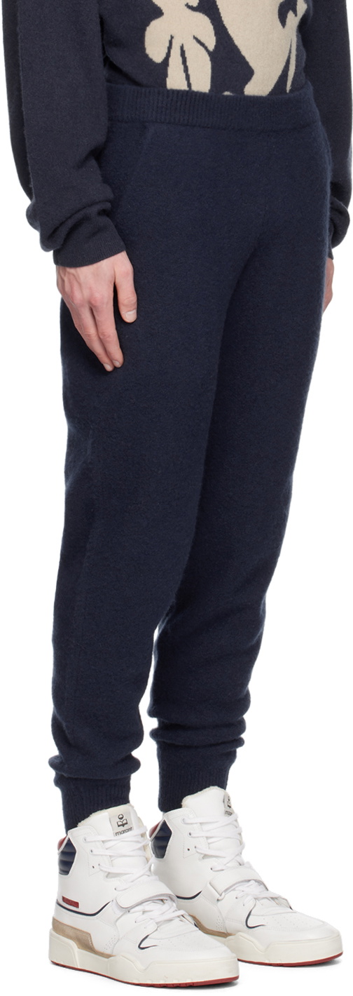 Frenckenberger Navy Hotoveli Lounge Pants