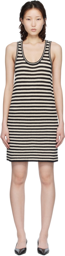 Photo: ANINE BING Black & Off-White Arie Minidress