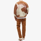 ICECREAM Men's Cow Cardigan in Brown