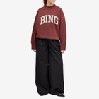 Anine Bing Women's Bradie Sweatshirt in Burgundy