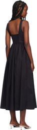 Matteau Black Bralette Midi Dress