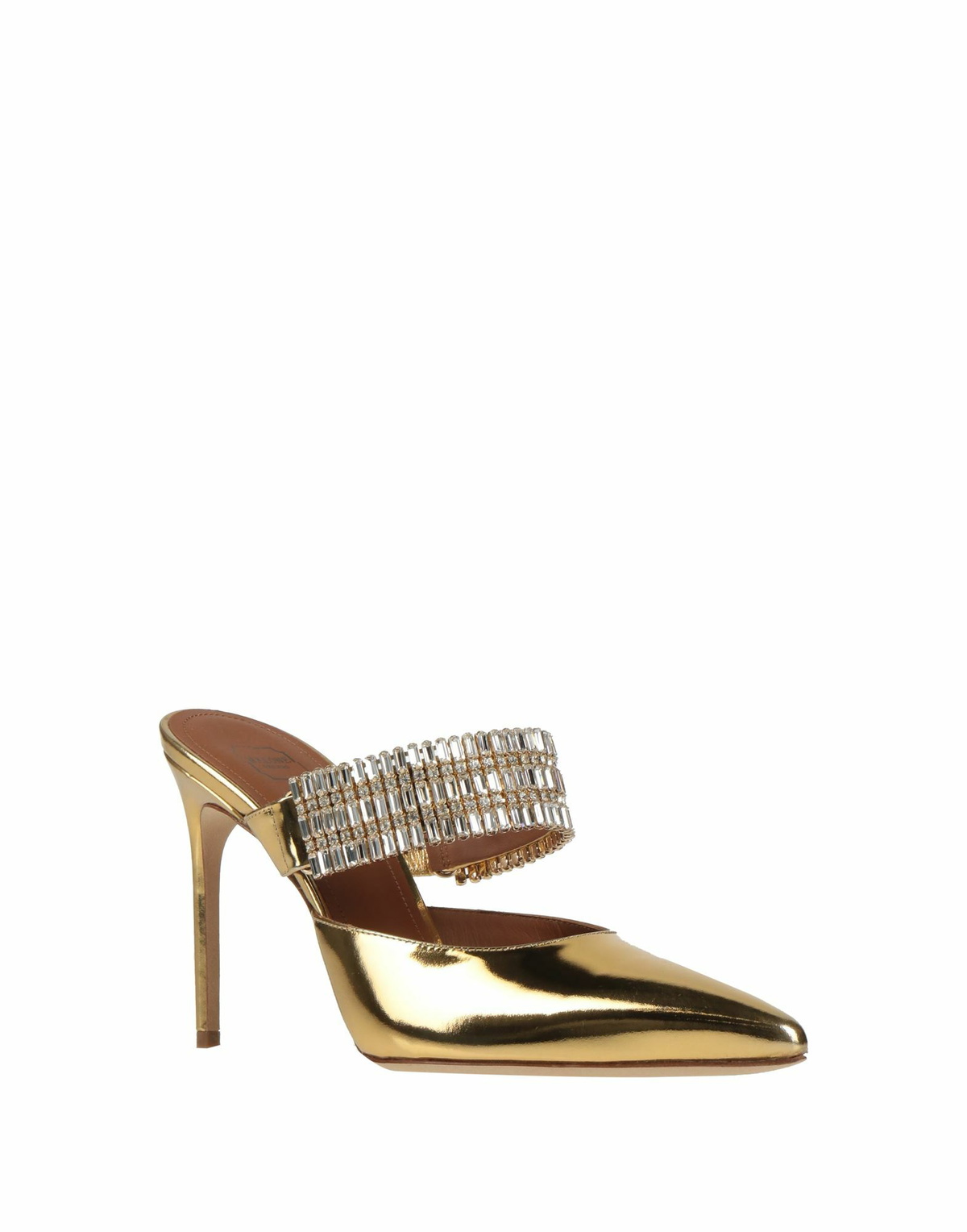 Malone Souliers Womens Mules & Clogs in Gold
