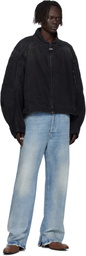 VETEMENTS Black Racing Denim Jacket