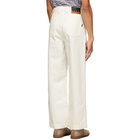 Marni White Canvas Trousers