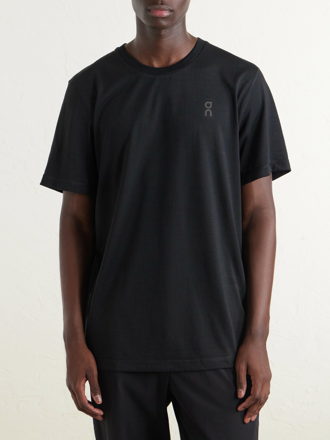 On - Train-T Illuson™ Recycled Drytec™ Stretch-Jersey T-Shirt - Black
