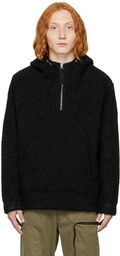 Helmut Lang Black Half-Zip Hoodie