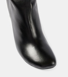 Rabanne Leather wedge boots
