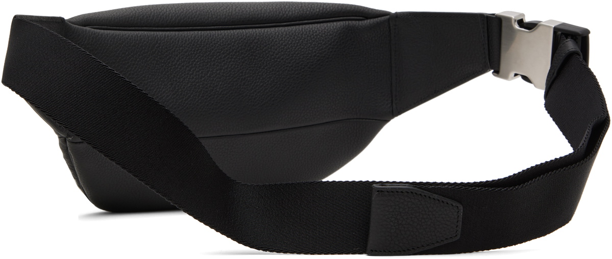 Ferragamo Black Travel Embossed Belt Bag