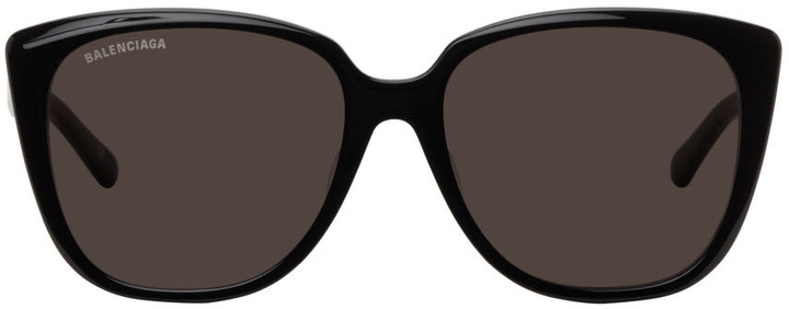 Photo: Balenciaga Black Cat-Eye Sunglasses