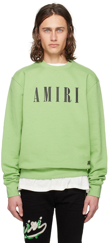 Photo: AMIRI Green Core Sweatshirt