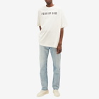 Fear of God Men's Short Sleeve Text Print T-Shirt in Cream