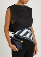 Jacquemus Le Foulard Bateau Corde Printed Silk Scarf - Navy - One Size