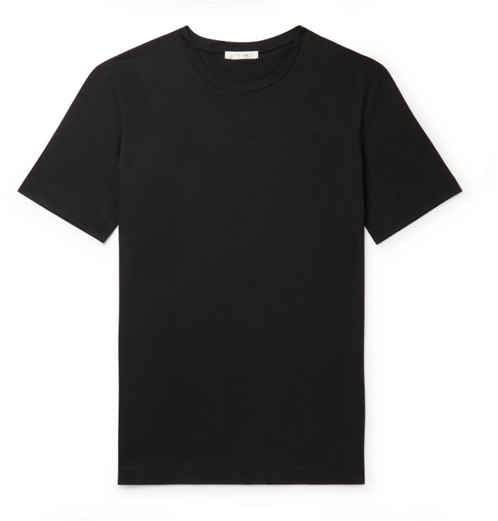 Photo: The Row - Luke Cotton-Jersey T-Shirt - Black