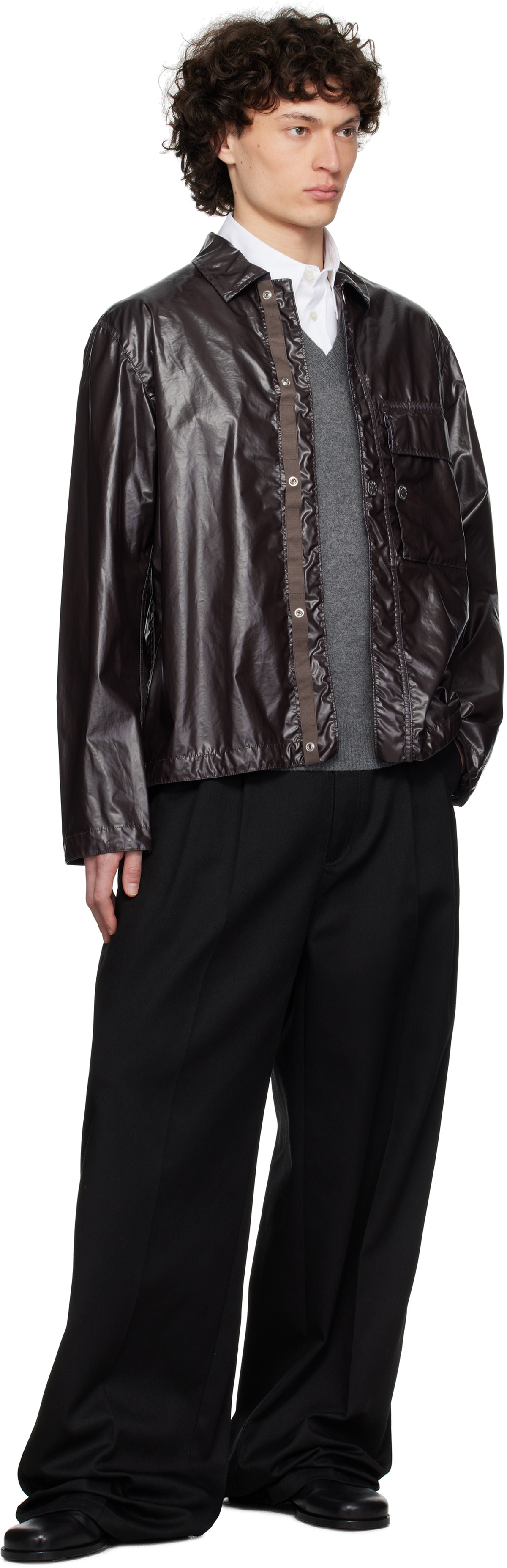 Stone Island Gray Mussola Gommata-TC Jacket Stone Island