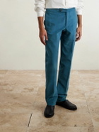 Sid Mashburn - Juniper Stretch Cotton-Moleskin Trousers - Blue