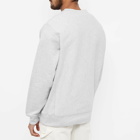 Alltimers Men's Embroidered Heavyweight Broadway Crew Sweat in Heather Grey