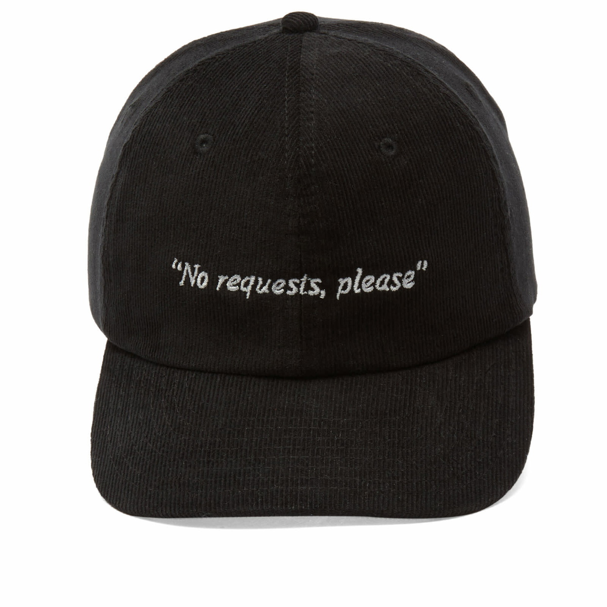 Café Mountain Men's No Requests Please Cap in Black 