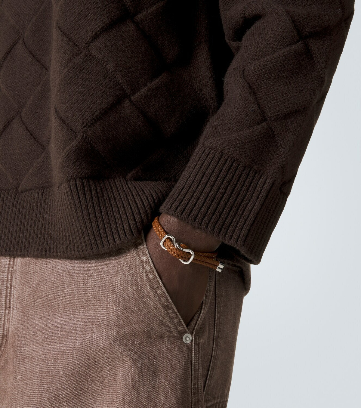 Bottega Veneta Leather bracelet