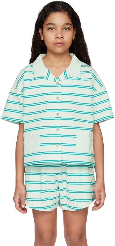 Photo: The Campamento Kids Blue Stripes Shirt