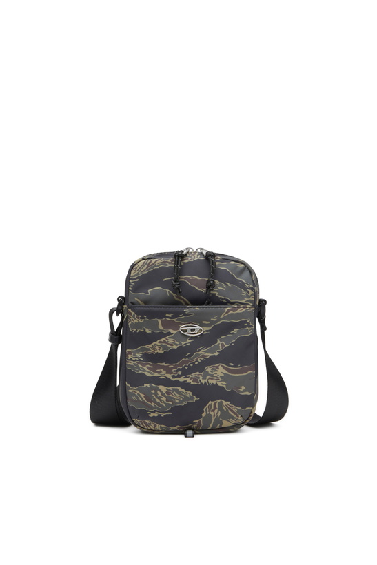 Photo: Diesel D-Pack-Crossbody bag with camou print - Crossbody Bags - Unisex - Multicolor
