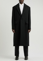 Jil Sander Wool Coat Black
