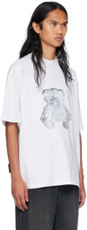 We11done Off-White Necklace Teddy T-Shirt