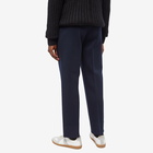 Maison Margiela Men's Pleated Wool Pant in Dark Navy