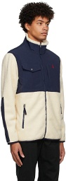 Polo Ralph Lauren Navy Bonded Hi Pile Jacket