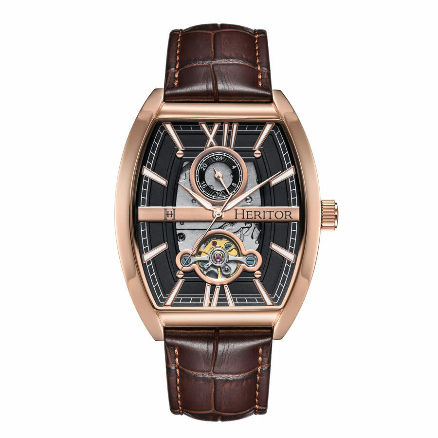 Heritor Masterson Automatic Black Dial Mens Watch HERHS3504 