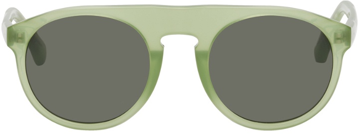 Photo: Dries Van Noten Green Linda Farrow Edition 91 C1 Sunglasses