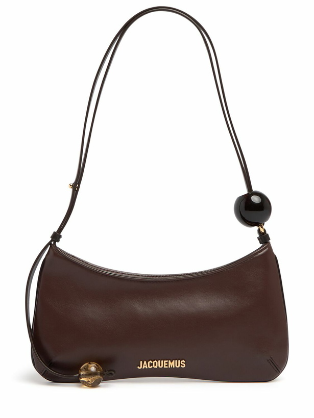 Photo: JACQUEMUS Le Bisou Perle Leather Shoulder Bag