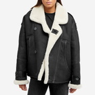 Meotine Women's Zoe Shearling Jacket in Black