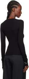 Ann Demeulemeester Black Lyell Sweater