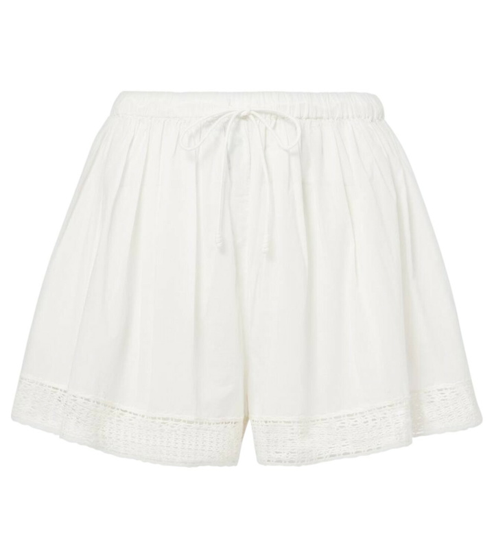 Photo: Ulla Johnson Isla crochet-trimmed cotton shorts