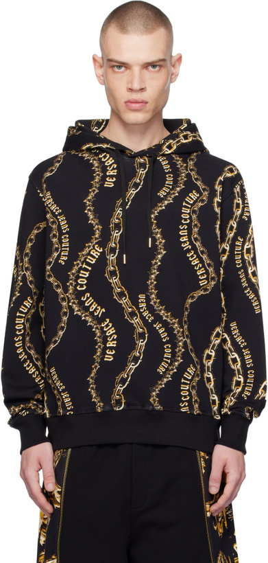 Photo: Versace Jeans Couture Black Chain Couture Hoodie