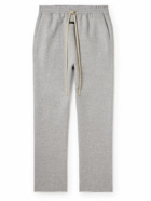 Fear of God - Forum Straight-Leg Virgin Wool and Cashmere-Blend Drawstring Trousers - Gray