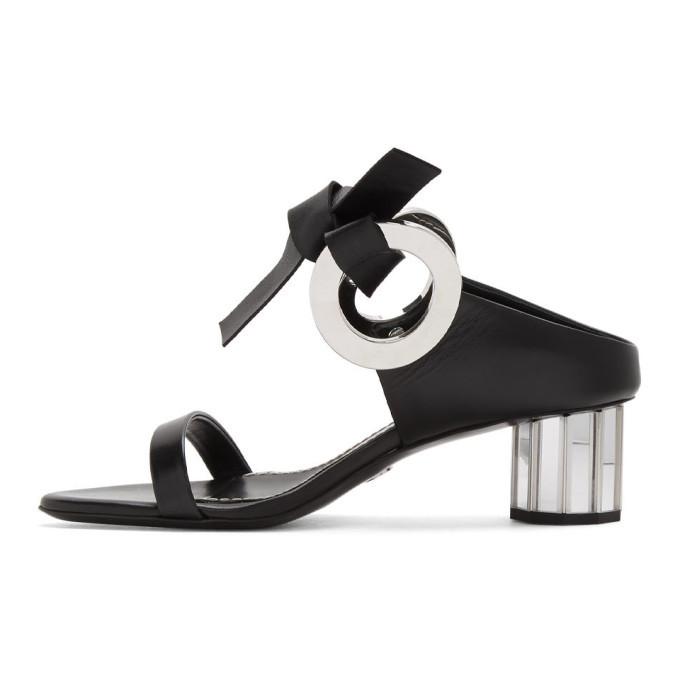 Proenza Schouler Black Grommet Sandals Proenza Schouler