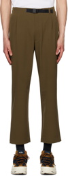 Goldwin Brown One Tuck Trousers