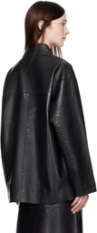 Stand Studio Black Elisia Leather Jacket