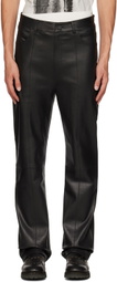 FREI-MUT Black Palisades Leather Pants